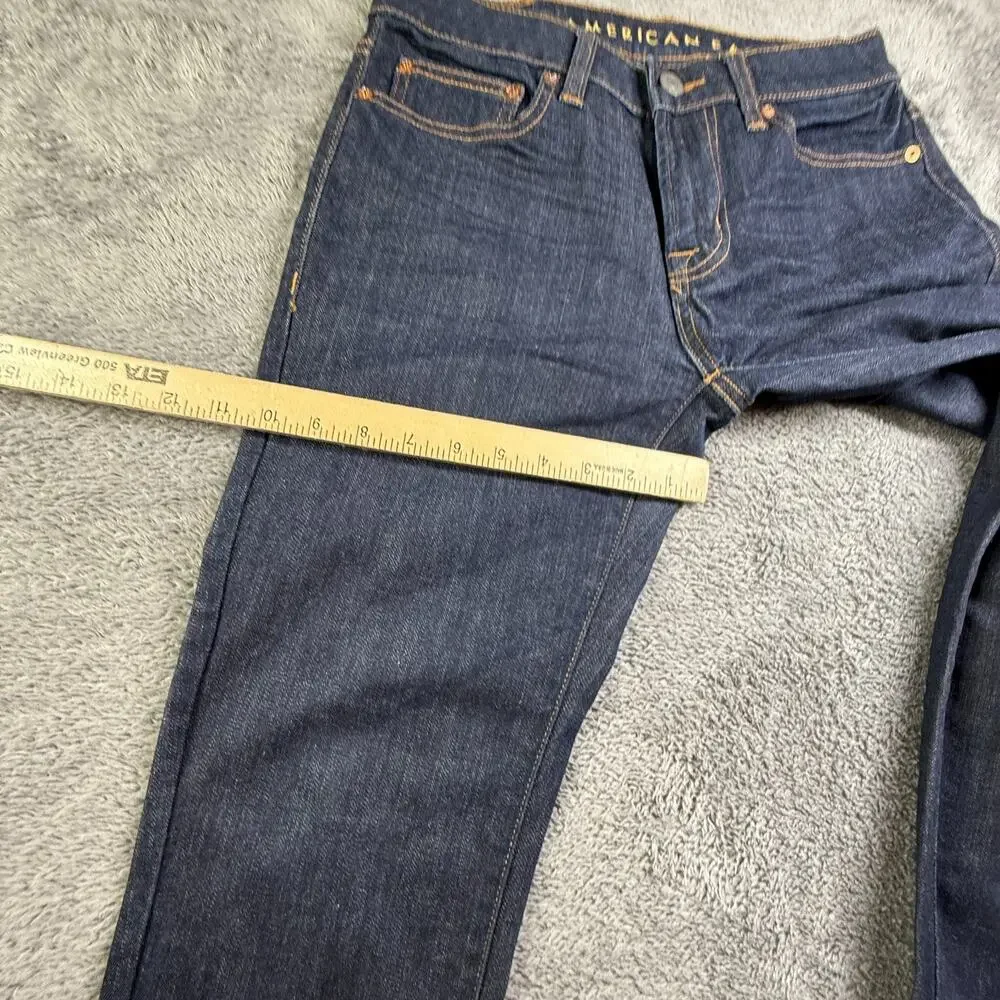 American Eagle Men's Flex Skinny Jeans Dark Wash Denim 29x30 Tapered Leg